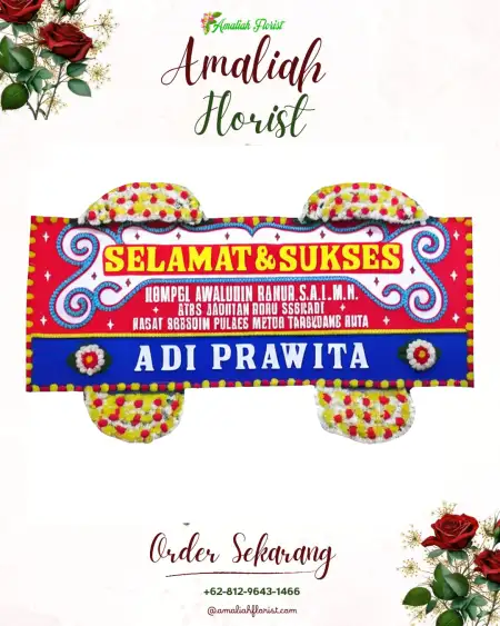 Papan Bunga Ucapan Selamat Kaliboto Lor